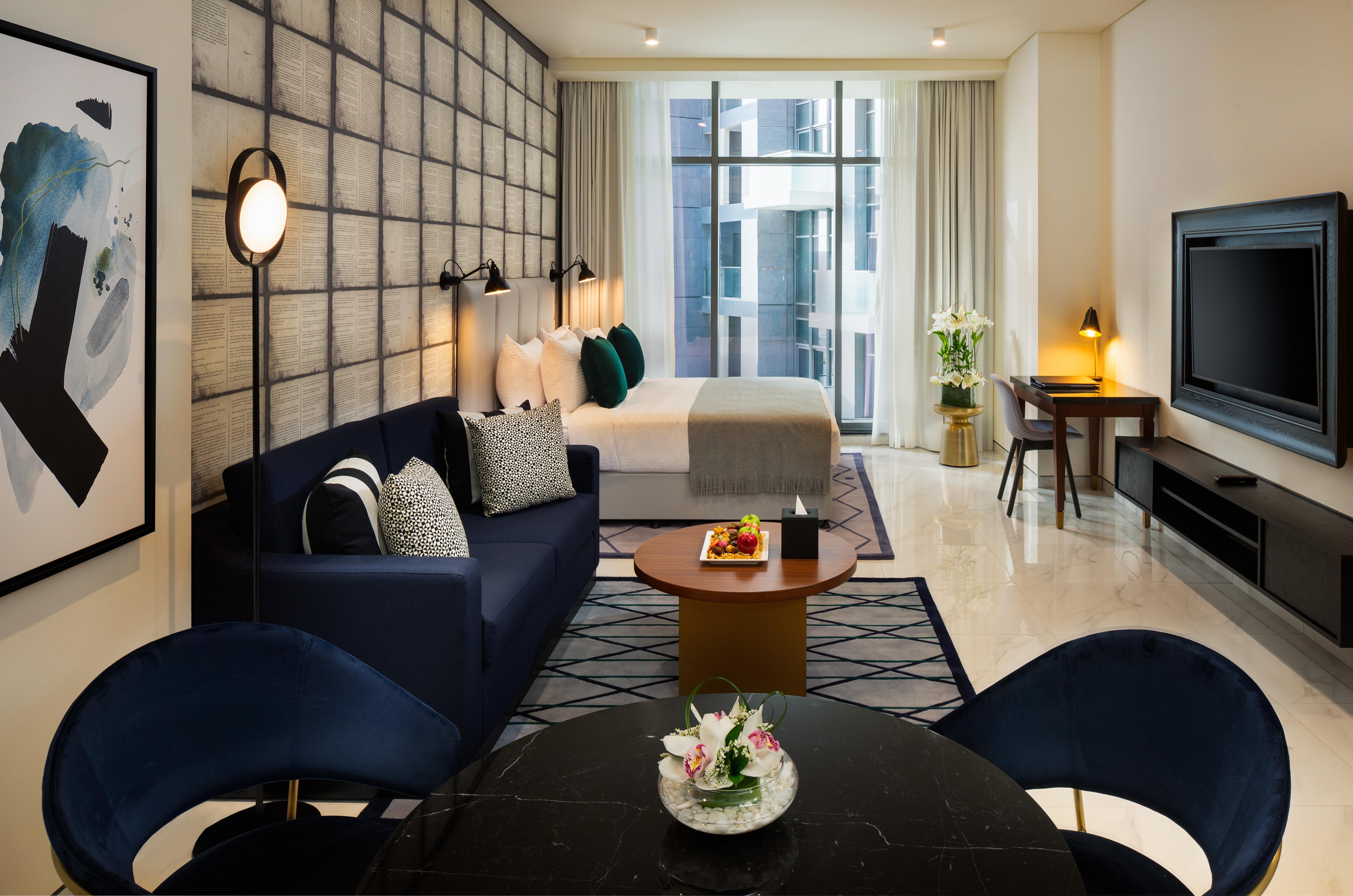 Aparthotel Millennium Atria Business Bay Dubaj Exteriér fotografie A suite at the hotel