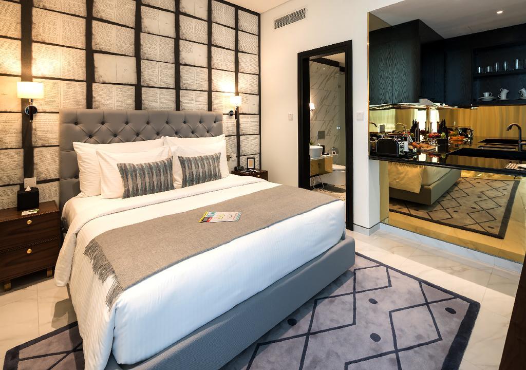 Aparthotel Millennium Atria Business Bay Dubaj Exteriér fotografie A bedroom at the hotel