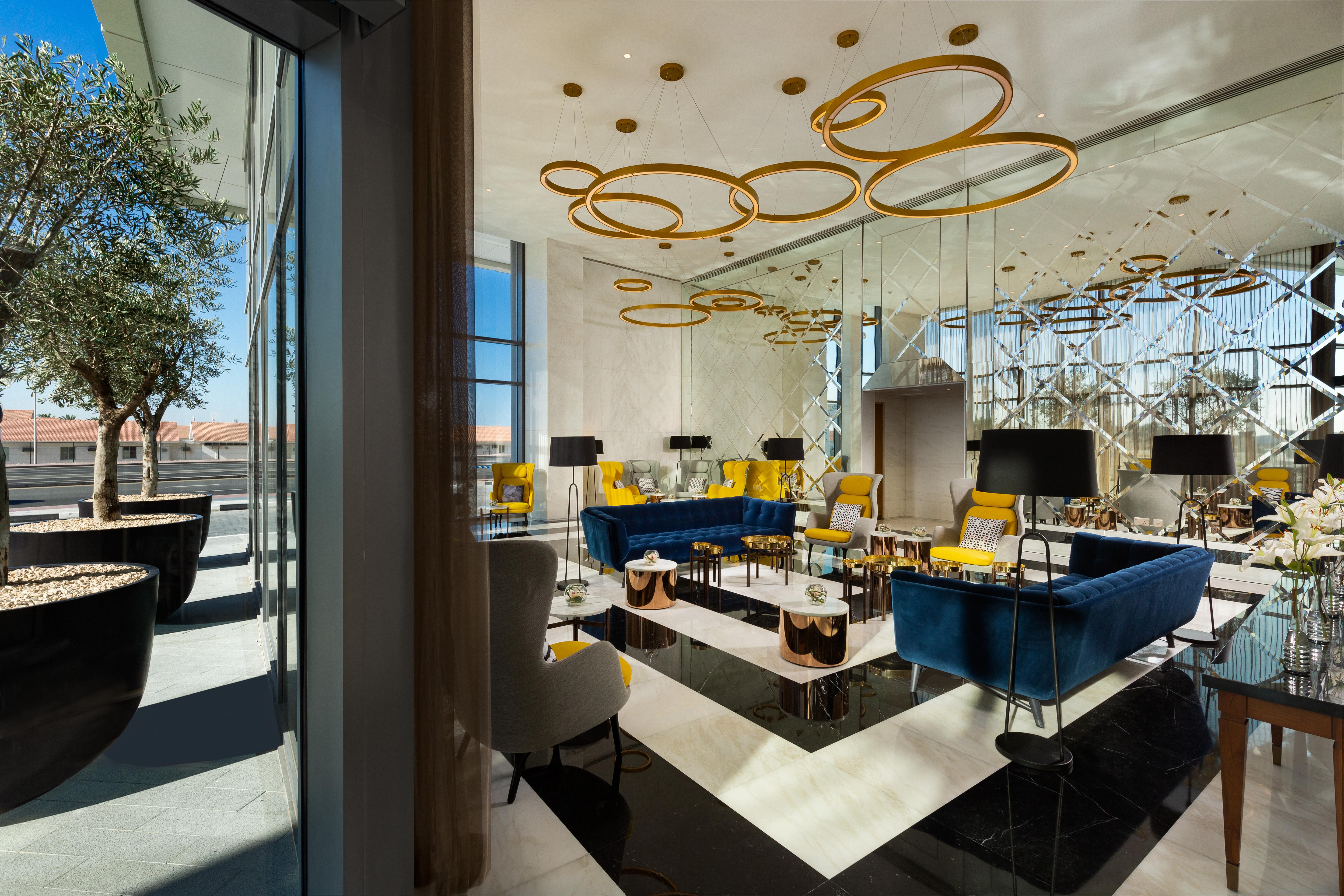 Aparthotel Millennium Atria Business Bay Dubaj Exteriér fotografie The interior of the lounge