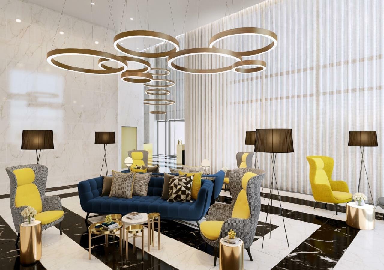 Aparthotel Millennium Atria Business Bay Dubaj Exteriér fotografie The interior of the hotel